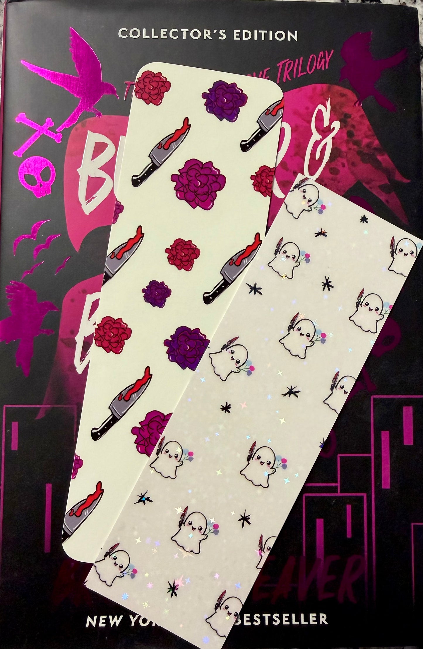 Dark Romance Bookmarks (Holographic/Glossy)